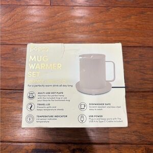 Beige Mug Warmer Set